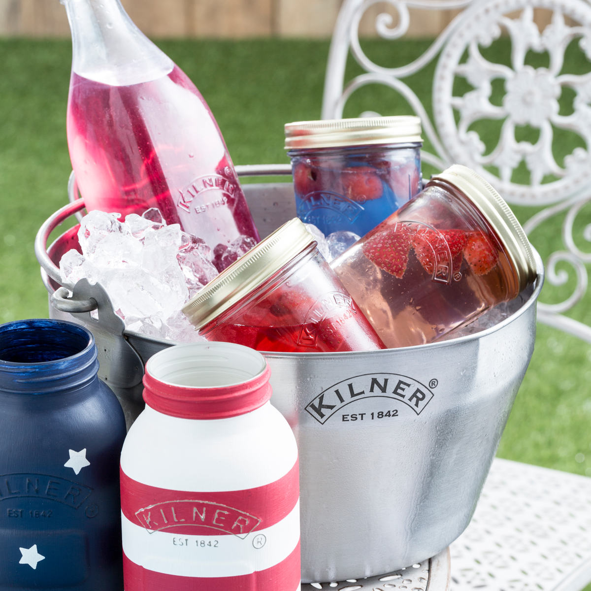 保存瓶 KILNER 350ml Wide Mouth Preserve Jar ( キルナー 保存瓶 食洗機対応 保存 瓶 ガラス ガラス容器 キャニスター 食品 ワイドマウスプリザーブジャー 調味料 密封容器 ジャム ピクルス 乾物 広口 )