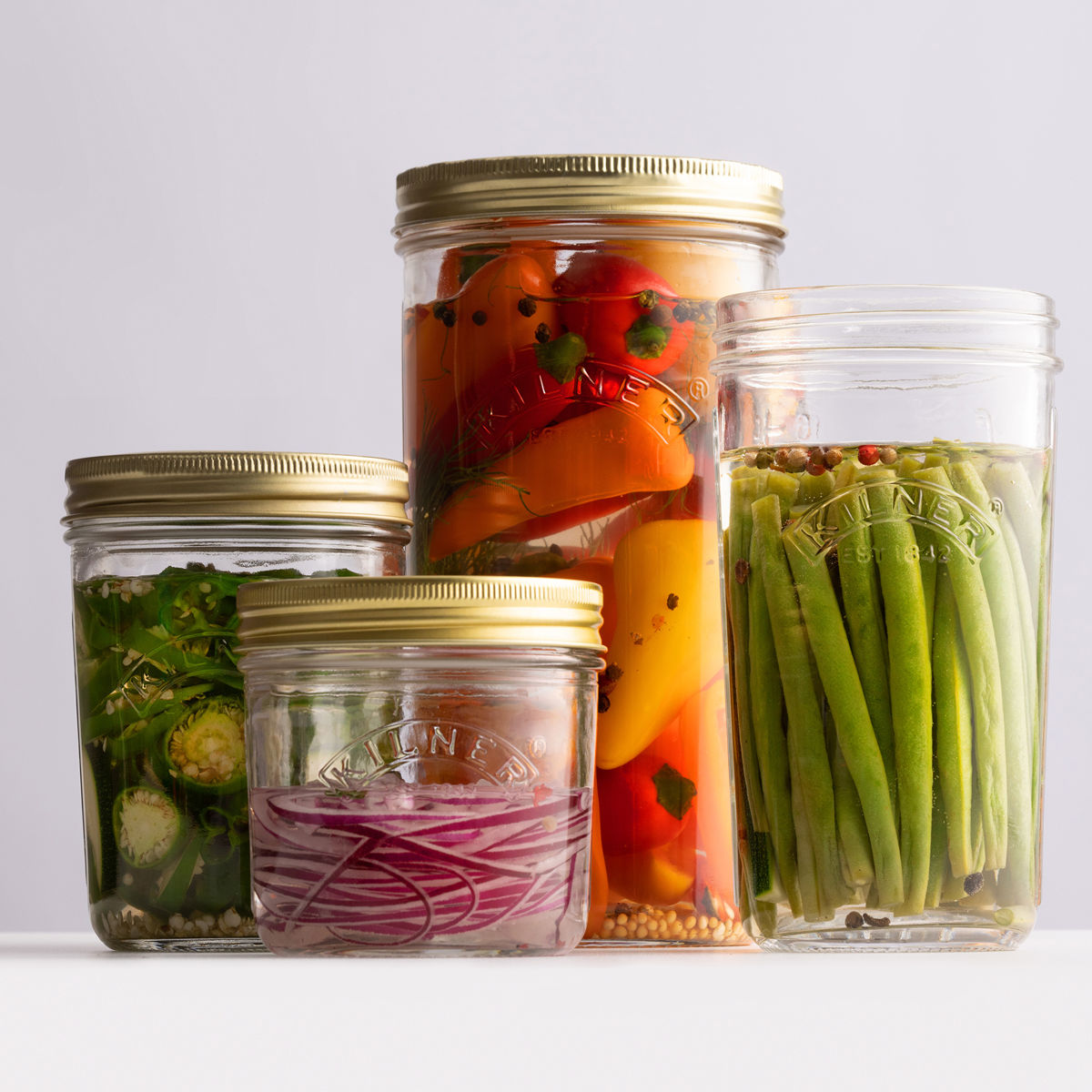 保存瓶 KILNER 3個セット 200ml Wide Mouth Preserve Jar ( キルナー 保存瓶 食洗機対応 保存 瓶 ガラス ガラス容器 キャニスター 食品 ワイドマウスプリザーブジャー 調味料 密封容器 ジャム ピクルス )