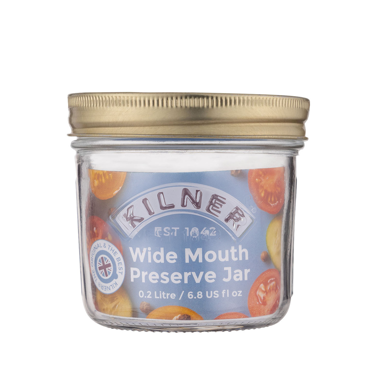 保存瓶 KILNER 3個セット 200ml Wide Mouth Preserve Jar ( キルナー 保存瓶 食洗機対応 保存 瓶 ガラス ガラス容器 キャニスター 食品 ワイドマウスプリザーブジャー 調味料 密封容器 ジャム ピクルス )