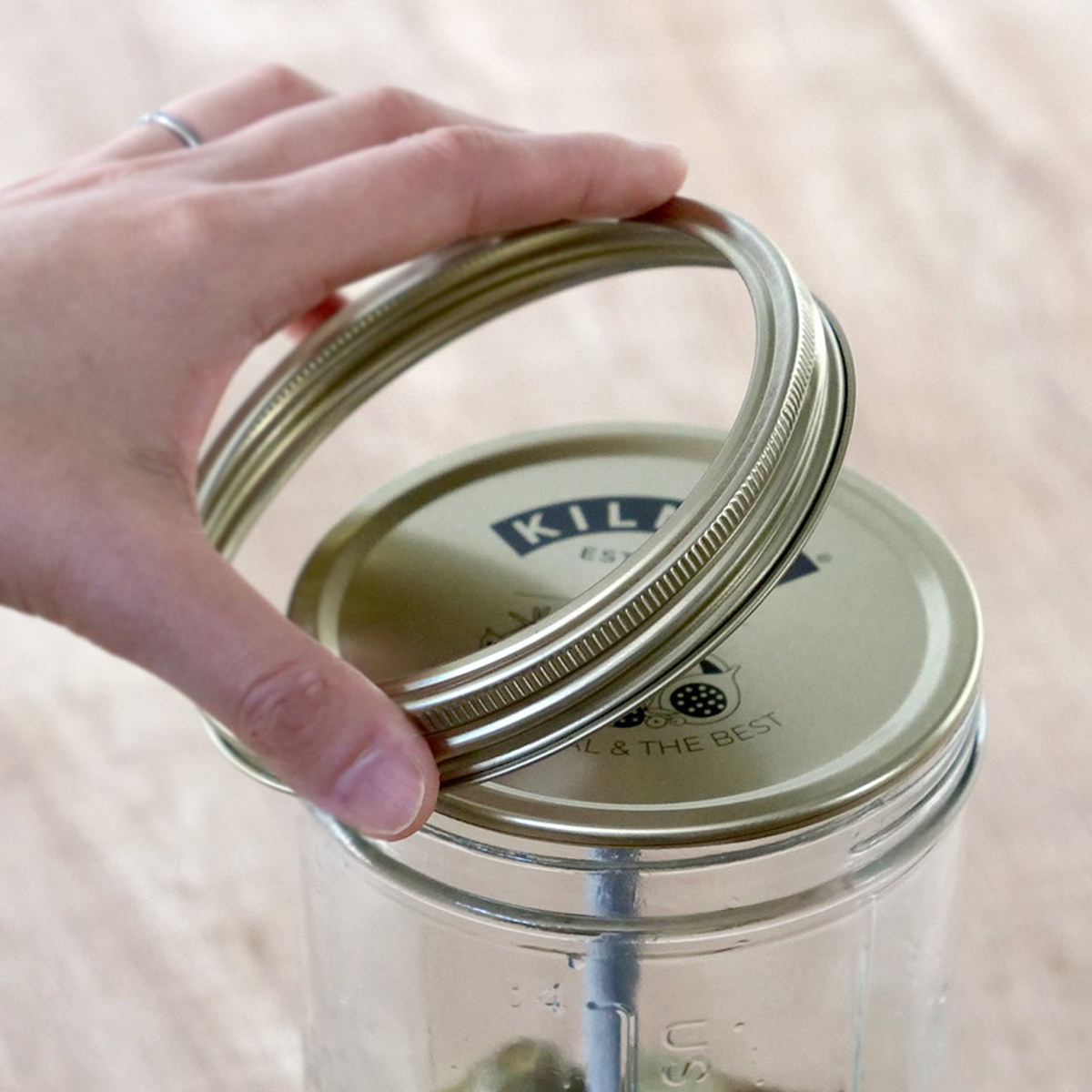 保存瓶 KILNER 3個セット 200ml Wide Mouth Preserve Jar ( キルナー 保存瓶 食洗機対応 保存 瓶 ガラス ガラス容器 キャニスター 食品 ワイドマウスプリザーブジャー 調味料 密封容器 ジャム ピクルス )