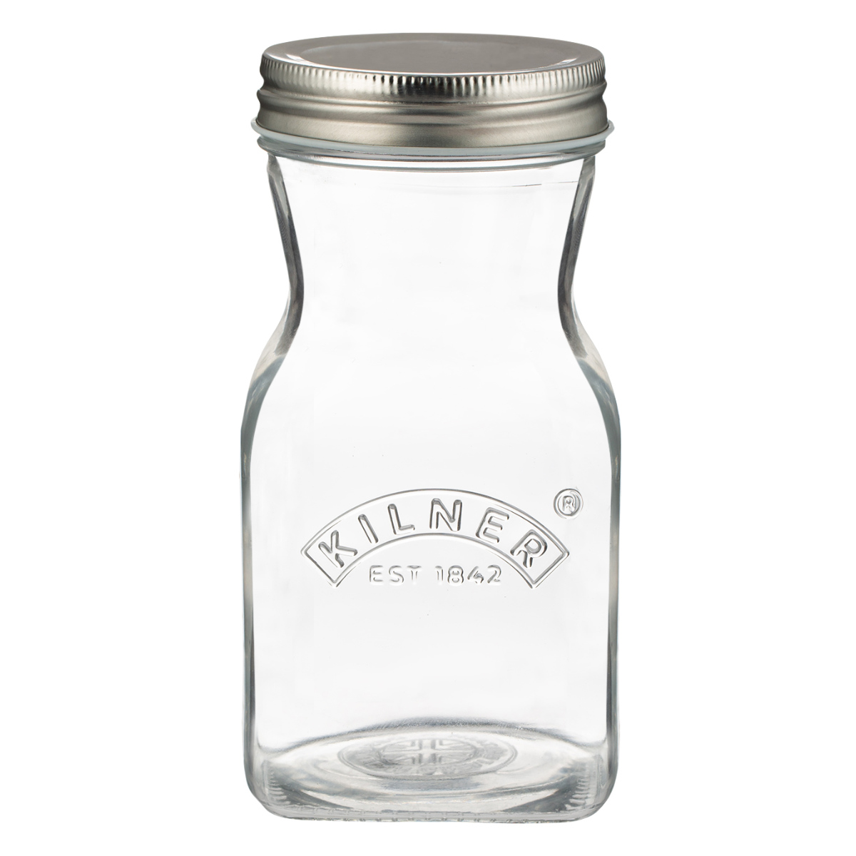ピッチャー KILNER 500ml Juice & Sauce Bottle ( キルナー ボトル ジュースボトル 保存瓶 食洗機対応 ガラス瓶 冷水筒 ガラス保存瓶 ガラスボトル 四角 ジュース ドリンク 麦茶 冷水ポット 水差し おしゃれ )