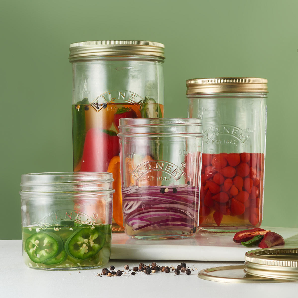 蓋 KILNER 12枚セット ワイドマウス用 リッドシール ( キルナー パーツ シーリングディスク 交換用フタ 部品 食洗機対応 付け替え 交換 ワイドマウスプリザーブジャー 専用パーツ 200ml 350ml 500ml 対応 )