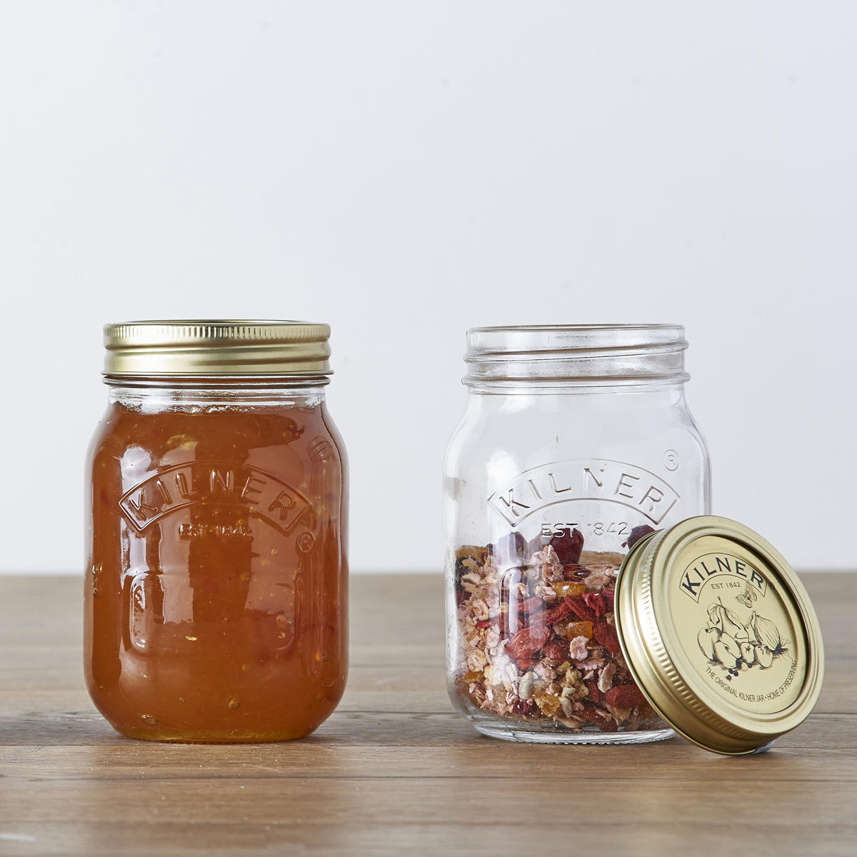 蓋 KILNER 6個セット プリザーブジャー用 スクリューバンド ( キルナー パーツ 交換用フタ 部品 食洗機対応 付け替え 交換 プリザーブジャー 専用パーツ 250ml 500ml 1L 対応 )