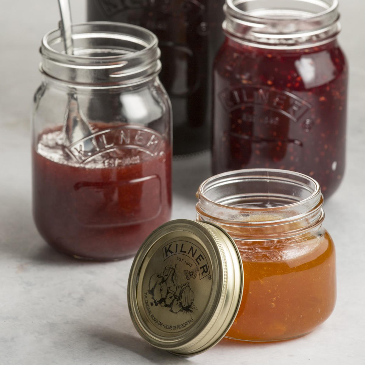 蓋 KILNER 12枚セット プリザーブジャー用 リッドシール ( キルナー パーツ シーリングディスク 交換用フタ 部品 食洗機対応 付け替え 交換 プリザーブジャー 専用パーツ 250ml 500ml 1L 対応 )