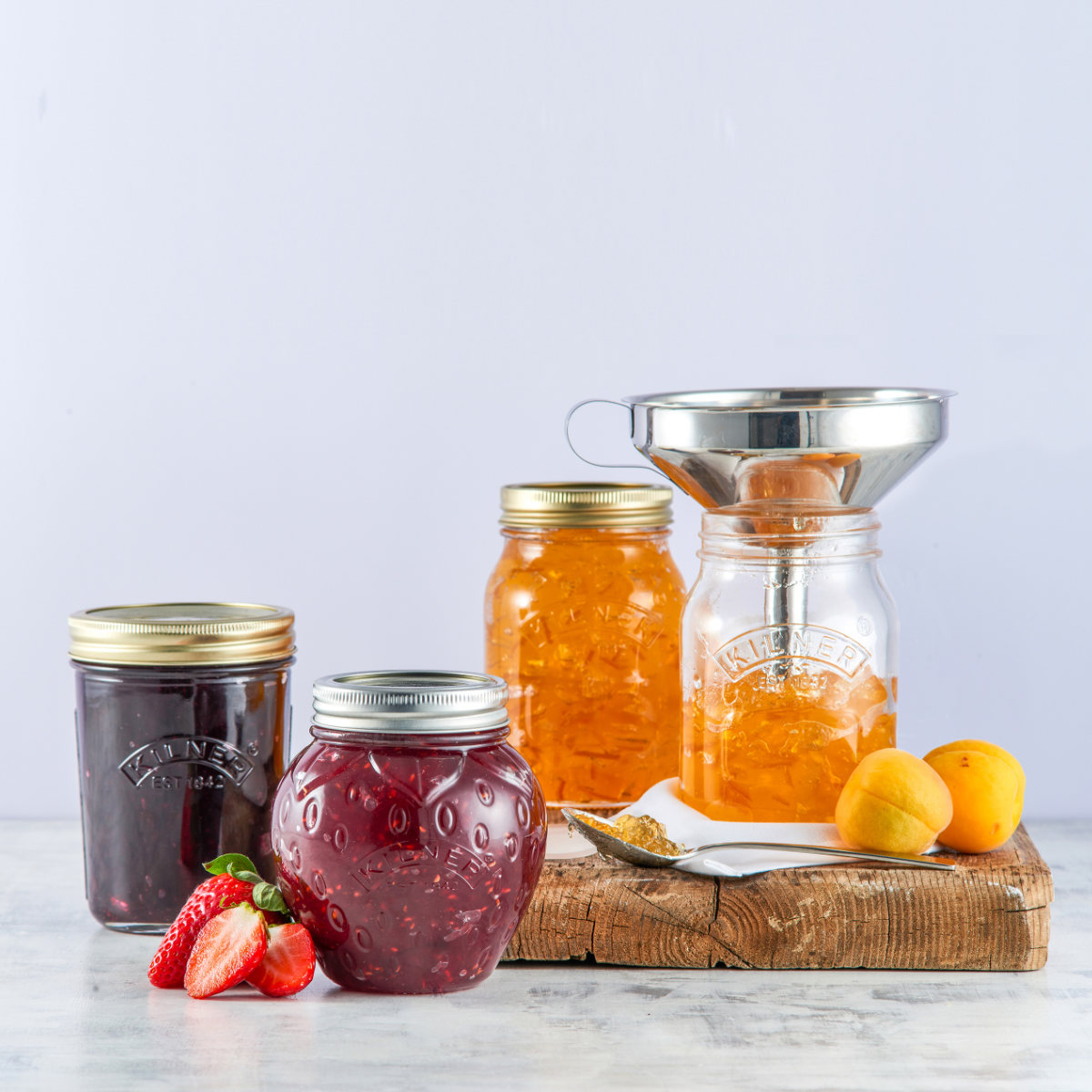保存瓶 2個セット Kilner キルナー 400ml Fruit Preserve Jar ( プリザーブジャー 保存ビン 食洗機対応 保存 瓶 ガラス ガラス容器 ジャム瓶 食品 調味料 密封容器 ジャム お菓子 乾物 小物入れ デザートカップ おしゃれ ) 【ベリー】 ベリー