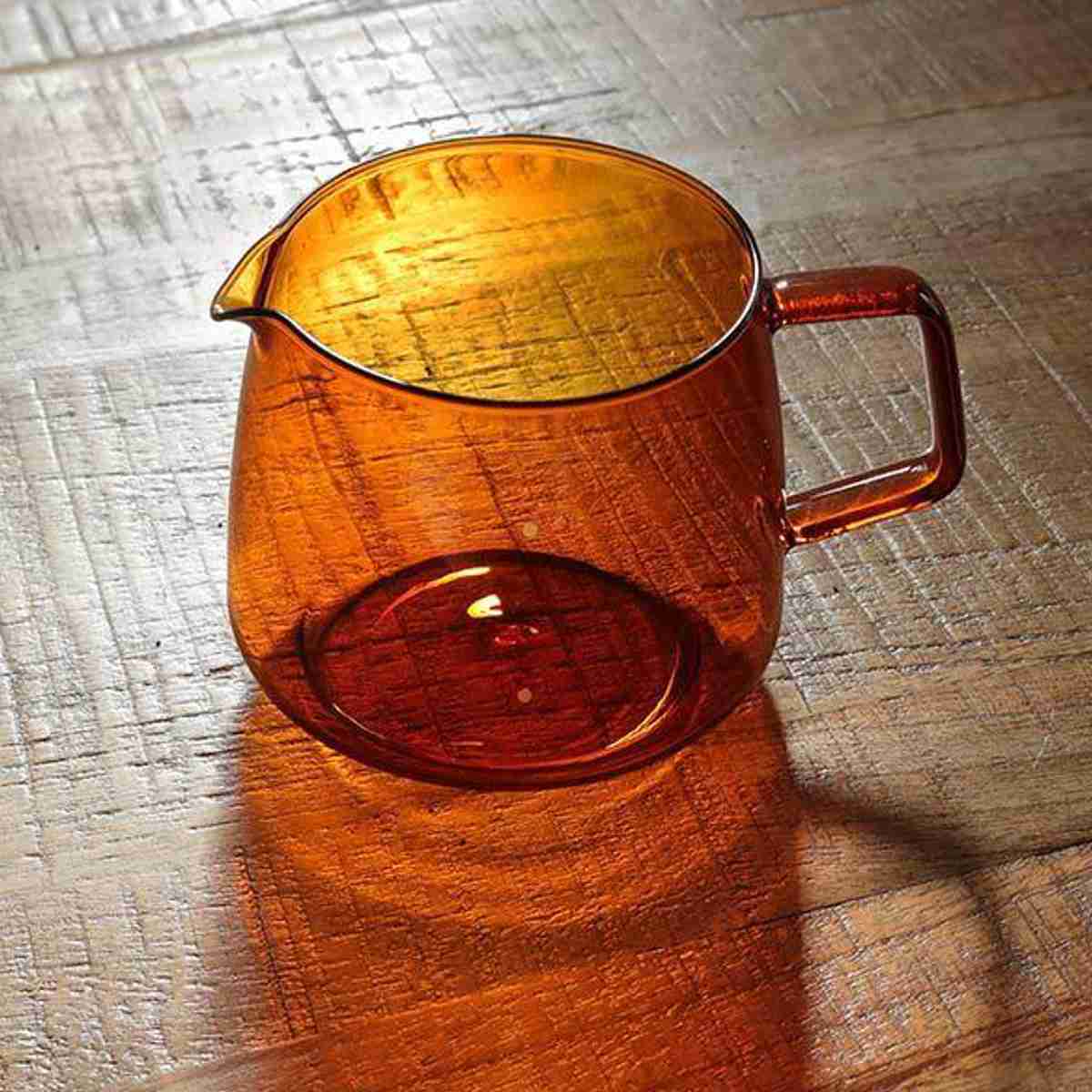 KINTO キントー SEPIA ジャグ 4cups ( 600ml アンバー 耐熱ガラス ポット 食器 ガラス製 食洗機対応 電子レンジ対応 コーヒーサーバー 4杯分 スタッキング サーバー コーヒー ピッチャー 水差し ガラス おしゃれ かわいい )