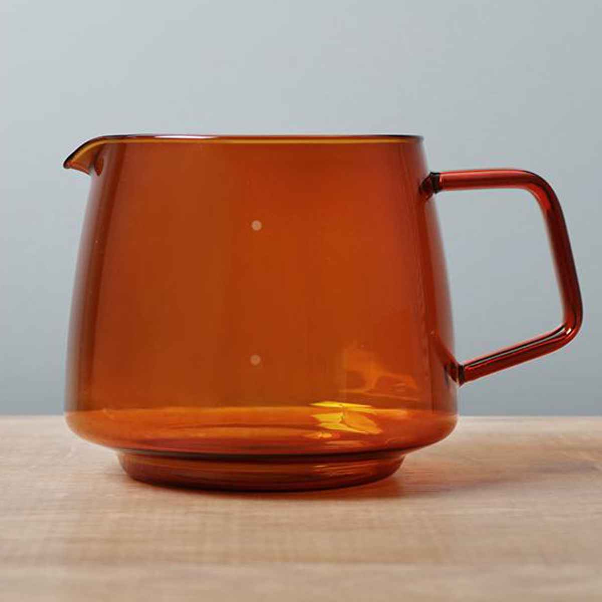 KINTO キントー SEPIA ジャグ 4cups ( 600ml アンバー 耐熱ガラス ポット 食器 ガラス製 食洗機対応 電子レンジ対応 コーヒーサーバー 4杯分 スタッキング サーバー コーヒー ピッチャー 水差し ガラス おしゃれ かわいい )