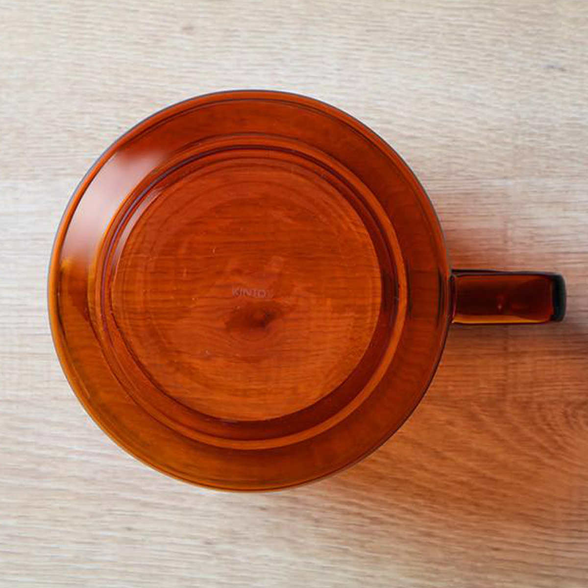 KINTO キントー SEPIA ジャグ 4cups ( 600ml アンバー 耐熱ガラス ポット 食器 ガラス製 食洗機対応 電子レンジ対応 コーヒーサーバー 4杯分 スタッキング サーバー コーヒー ピッチャー 水差し ガラス おしゃれ かわいい )