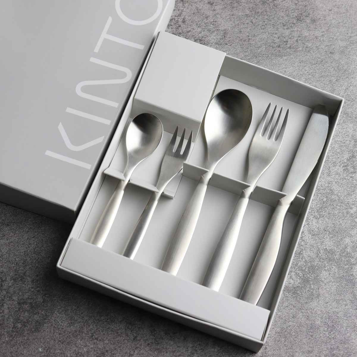 KINTO キントー HIBI カトラリーセット ( スプーン フォーク ナイフ ステンレス 洋食器 カトラリー セット おもてなし 来客用 おしゃれ シンプル ステンレス製 )