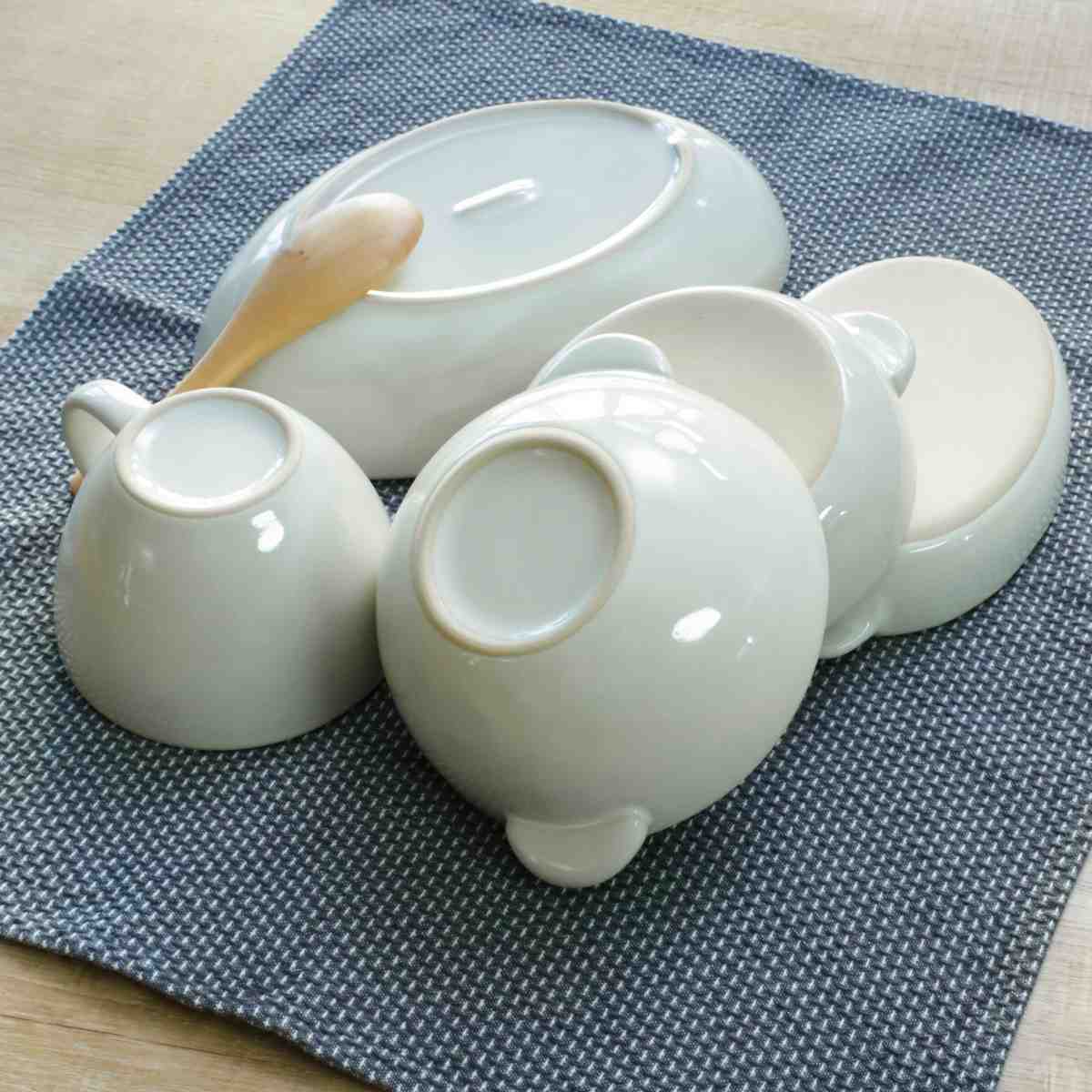 KINTO キントー ほっくり カレー皿 240mm 同色3枚セット ( プレート 24cm ほっくり ストーンウェア 食洗機対応 電子レンジ対応 皿 中皿 楕円 オーバル皿 カレー皿 パスタ皿 深皿 メイン料理 カレー パスタ メイン おしゃれ ) 【ホワイト】 ホワイト