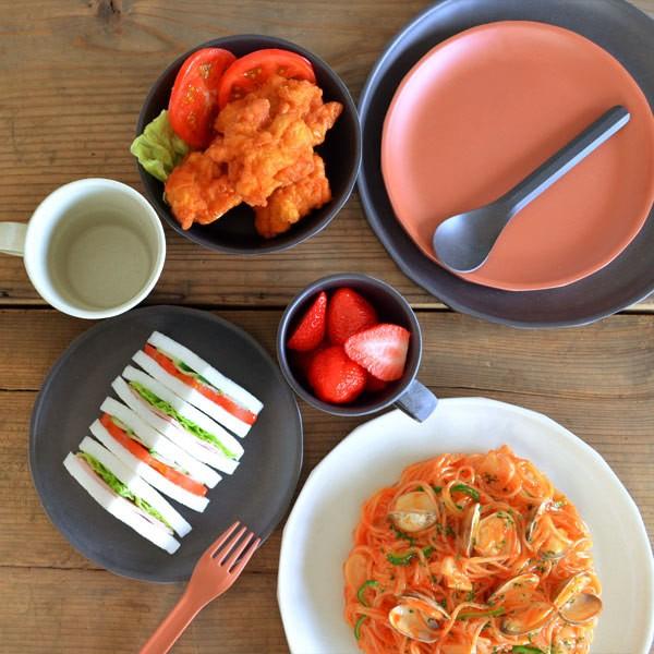 KINTO キントー ALFRESCO カトラリー ( 17cm プラスチック アルフレスコ 食洗機対応 フォーク スプーン ナイフ バンブー食器 竹 エコ 軽い 割れにくい 持ち運び アウトドア キャンプ テラス 公園 おしゃれ 自然素材 ) 【ナイフ×レッド】 ナイフ×レッド