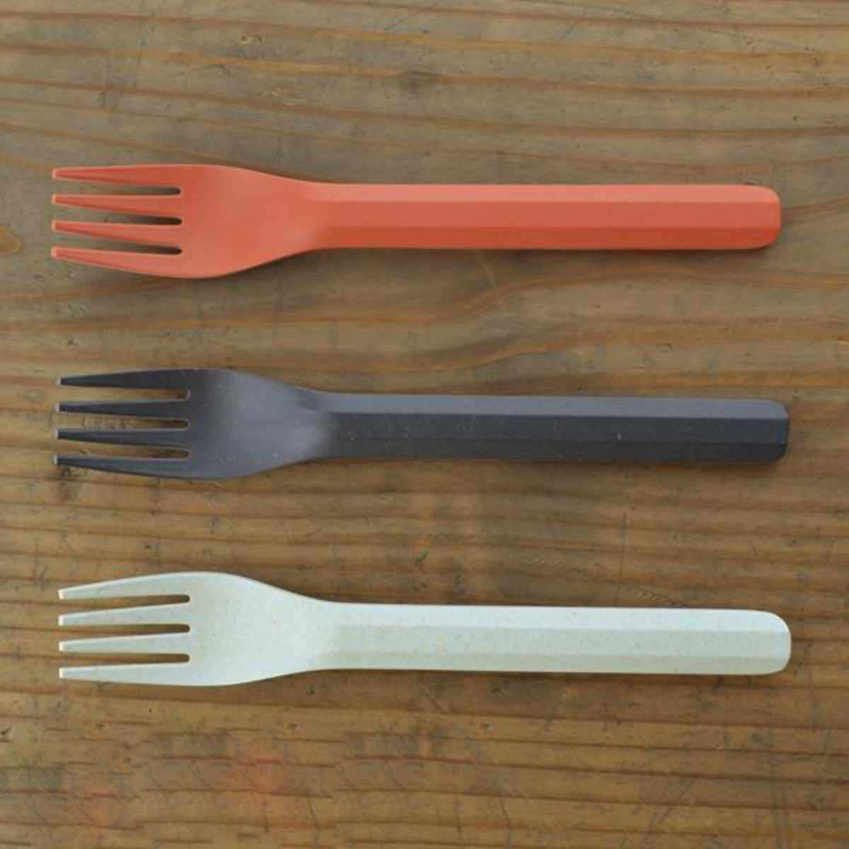 KINTO キントー ALFRESCO カトラリー ( 17cm プラスチック アルフレスコ 食洗機対応 フォーク スプーン ナイフ バンブー食器 竹 エコ 軽い 割れにくい 持ち運び アウトドア キャンプ テラス 公園 おしゃれ 自然素材 ) 【ナイフ×レッド】 ナイフ×レッド