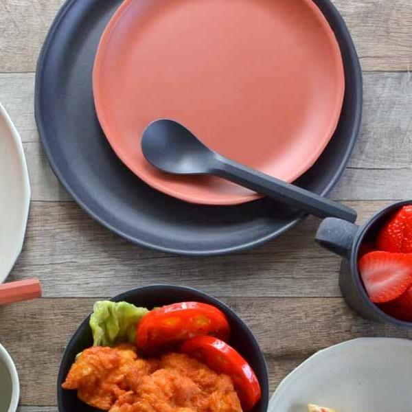 KINTO キントー ALFRESCO カトラリー ( 17cm プラスチック アルフレスコ 食洗機対応 フォーク スプーン ナイフ バンブー食器 竹 エコ 軽い 割れにくい 持ち運び アウトドア キャンプ テラス 公園 おしゃれ 自然素材 ) 【ナイフ×レッド】 ナイフ×レッド