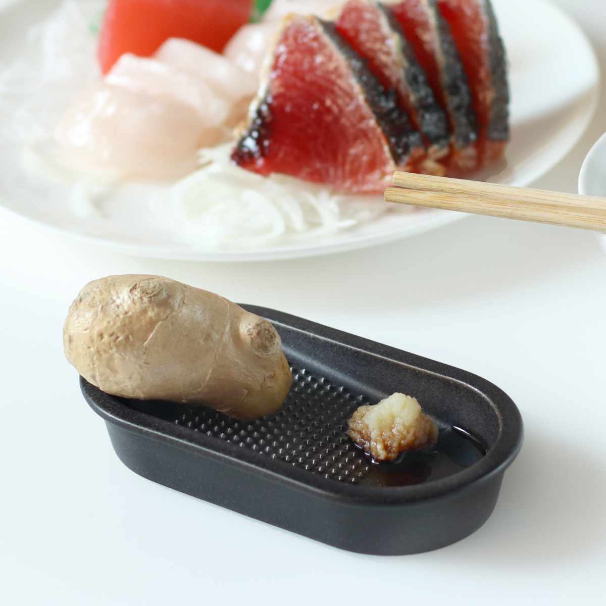 KINTO キントー TAKU ショウガおろし ( しょうがおろし おろし生姜 しょうが キッチンツール キッチン用品 キッチン小物 調理小物 調理器具 食洗機対応 電子レンジ対応 下ごしらえ用品 ) 【ブラック】 ブラック