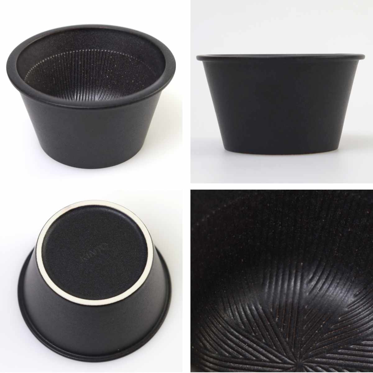 KINTO キントー TAKU すり鉢&すりこぎ ( 磁器製すり鉢 すりばち すり鉢 すりこぎ 擂り鉢 擂鉢 キッチン用品 キッチンツール キッチン小物 調理器具 製菓道具 調理小道具 下ごしらえ用品 ) 【ブラック】 ブラック