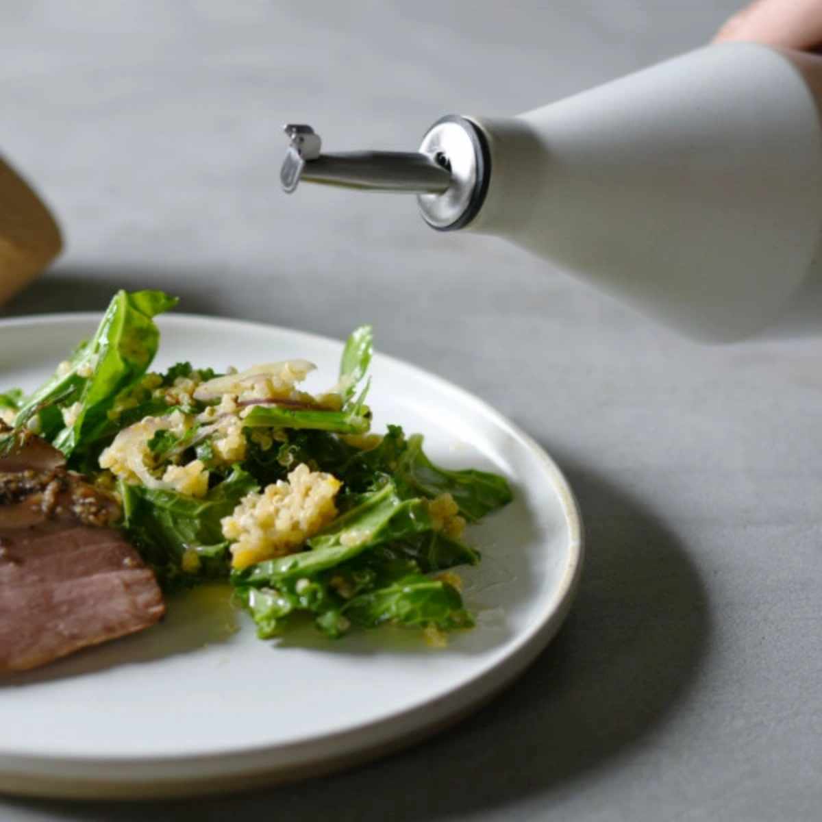 KINTO キントー CERAMIC LAB CLK-211 オイルボトル 300ml ( オイル差し 油さし 油差し 油入れ 調味料ボトル 調味料容器 陶磁器 食洗機対応 オイル 入れ ボトル 容器 ディスペンサー おしゃれ ) 【ブラック】 ブラック