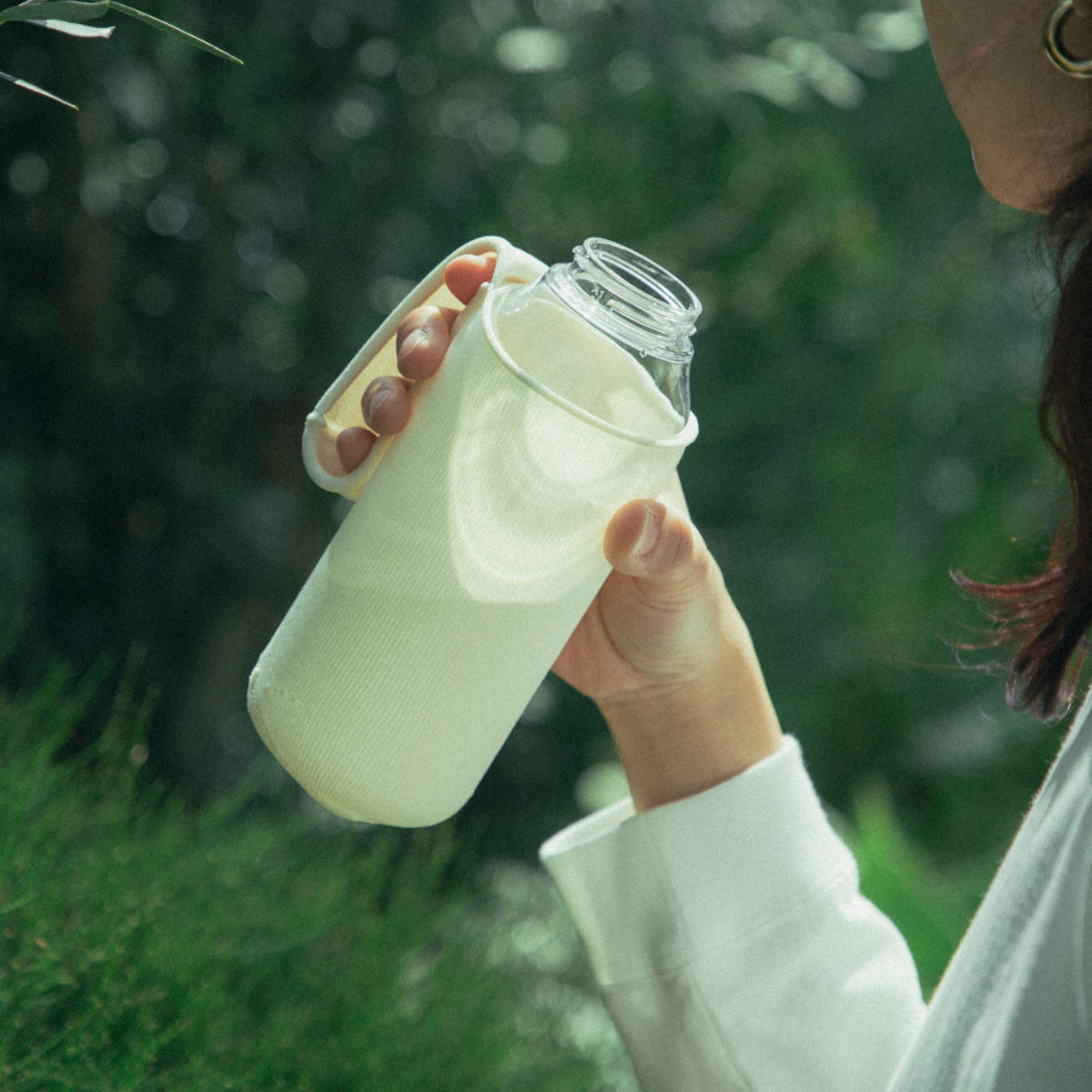 KINTO キントー FUTO ボトルリストバッグ ( ボトルケース 日本製 洗える 洗濯 おしゃれ かわいい WATER BOTTLE 500ml 対応 マグボトルカバー ペットボトルホルダー ペットボトルケース ポーチ 水筒 カバー ) 【コヨーテ】 コヨーテ