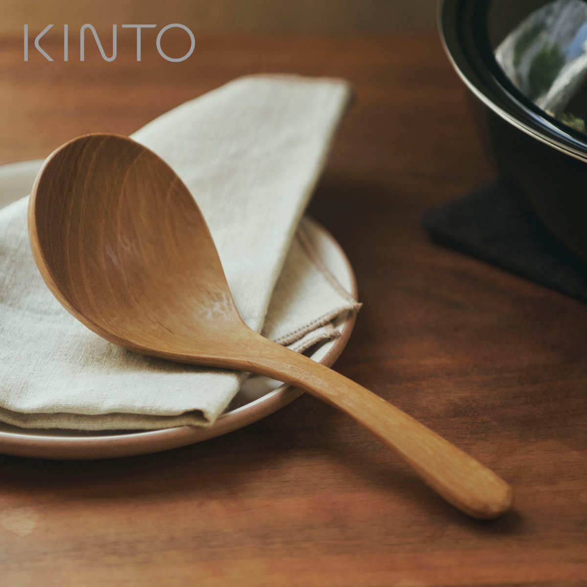 KINTO キントー BAUM レードル （ バウム 21.5cm 天然木 お玉 カトラリー 木製カトラリー ウッド 木 おしゃれ ）