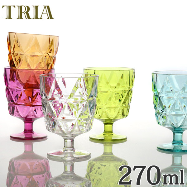 キントー KINTO ワイングラス トリア TRIA コップ 270ml （ カップ 食器 食洗機対応 割れにくい プラスチック クリア プラスチック製