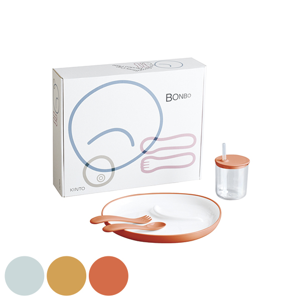 Dショッピング キントー Kinto 子供用食器 4点セット ボンボ Bonbo 子供 食器 電子レンジ対応 食洗機対応 子供用 食器セット 箱入り キッズ 子ども ベビー食器 おしゃれ プレート カトラリー コップ イエロー カテゴリ ベビーお食事 その他の販売できる