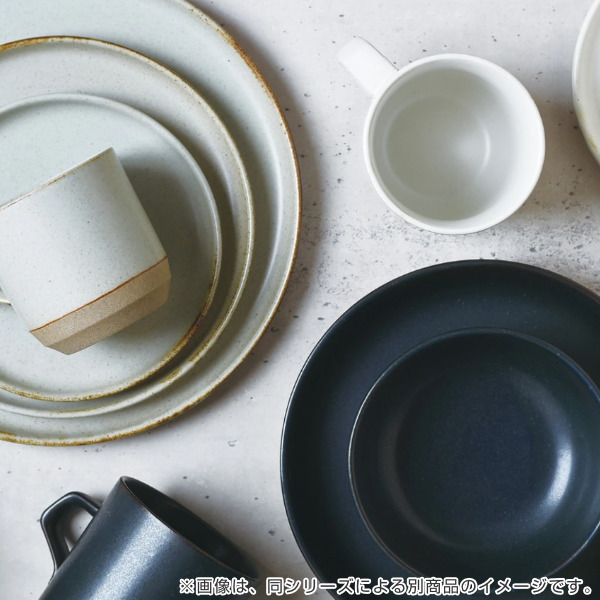 KINTO キントー CERAMIC LAB CLK-151 ワイドマグ 400ml ( マグカップ スープカップ 食器 洋食器 磁器 日本製 食洗機対応 電子レンジ対応 スープボウル 持ち手 波佐見焼 持ち手付き 和モダン おしゃれ ) 【ベージュ】 ベージュ