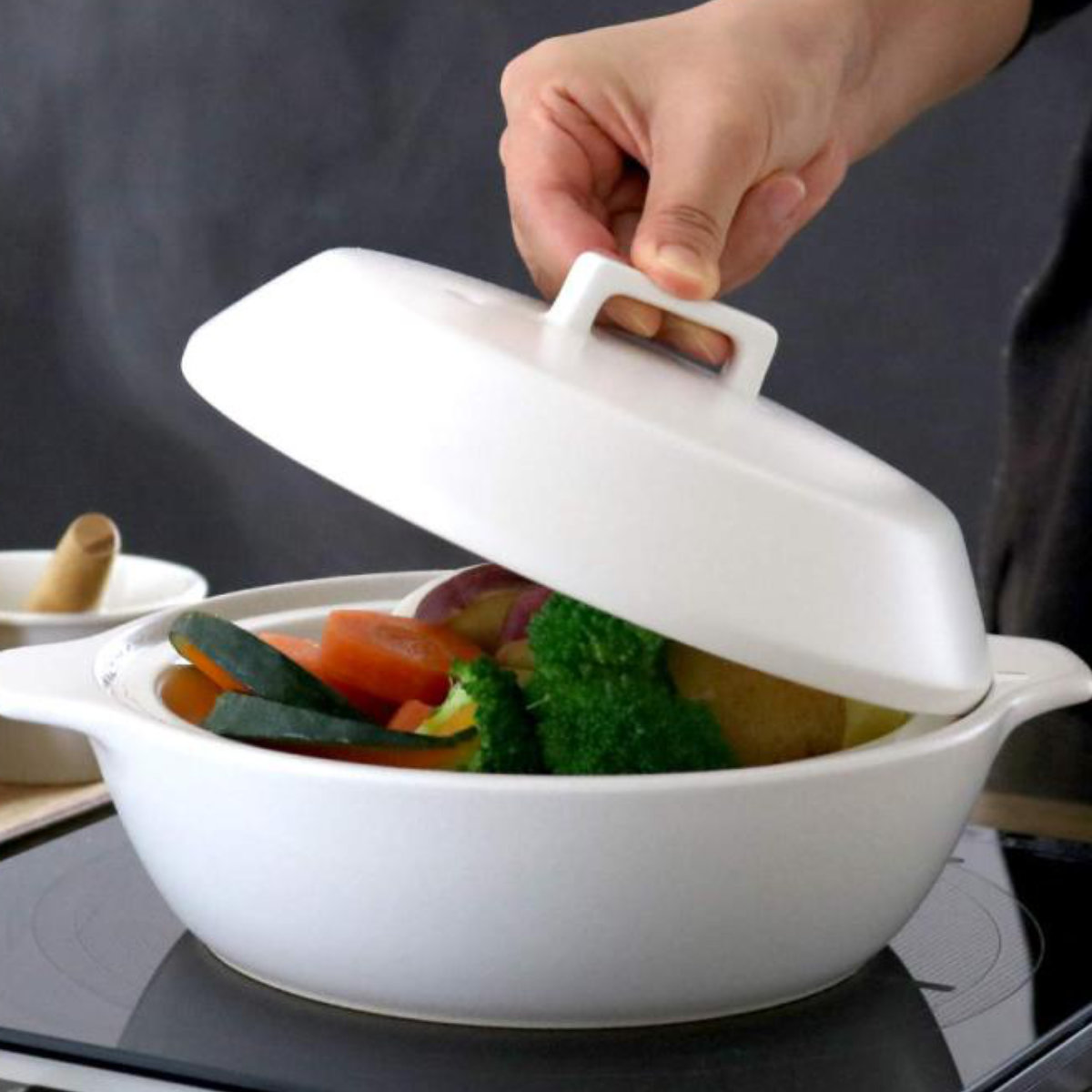 dショッピング |キントー 土鍋専用フタ 2.5L専用 KAKOMI カコミ 陶器