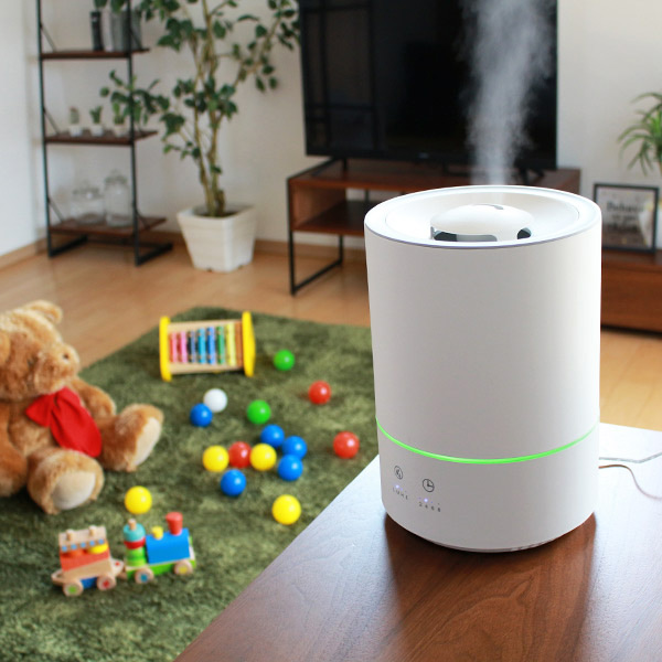 加湿器 上から給水 4L グリーンティーラボ 卓上 大容量 超音波 ミスト