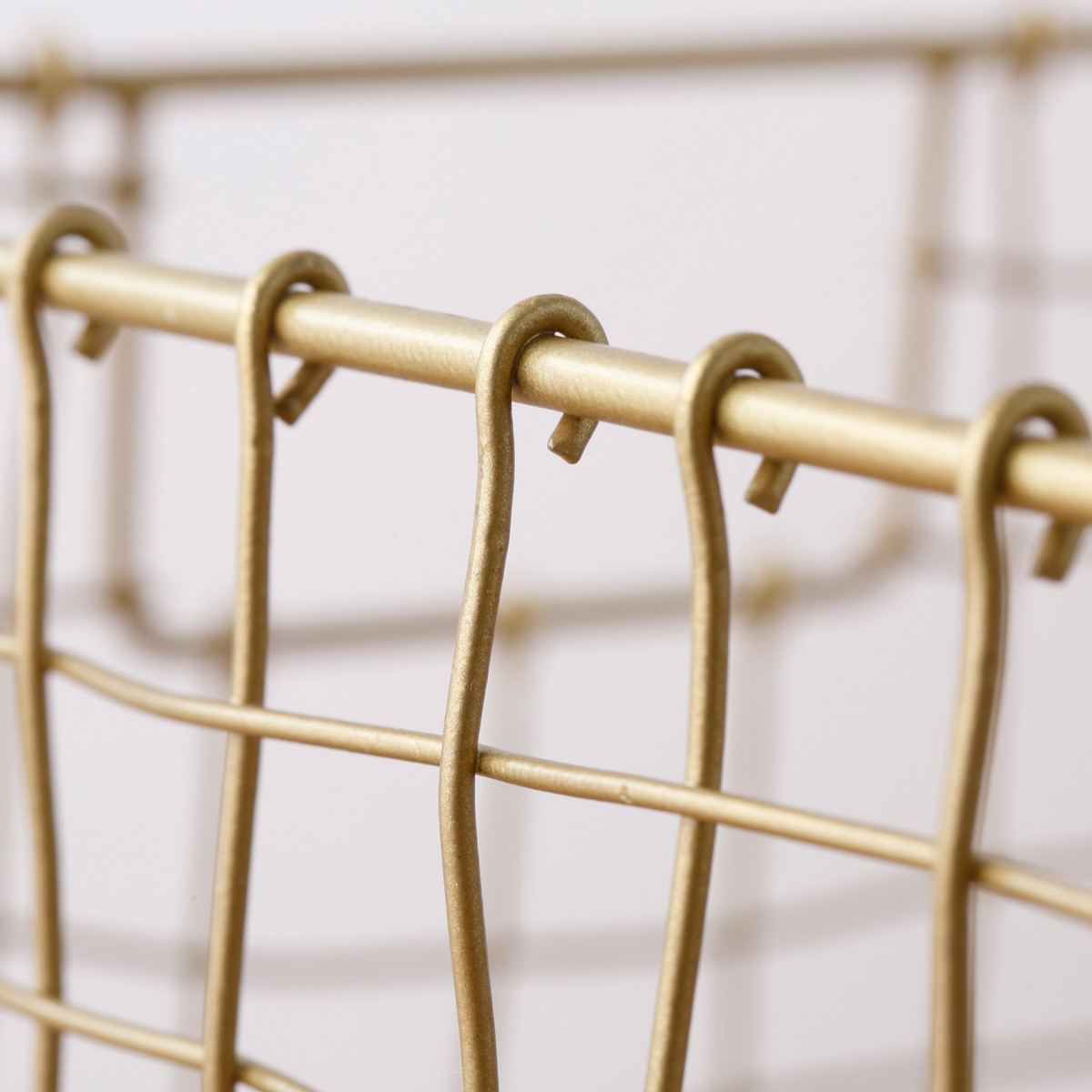 シトア ワイヤーバスケット 持ち手無し レクタングル S バスケット かご ( 収納 カゴ 籠 四角 収納バスケット 小物入れ ハンドメイド 小物収納 ワイヤー 鉄 アイアン おしゃれ オシャレ かわいい カワイイ シンプル ベーシック )