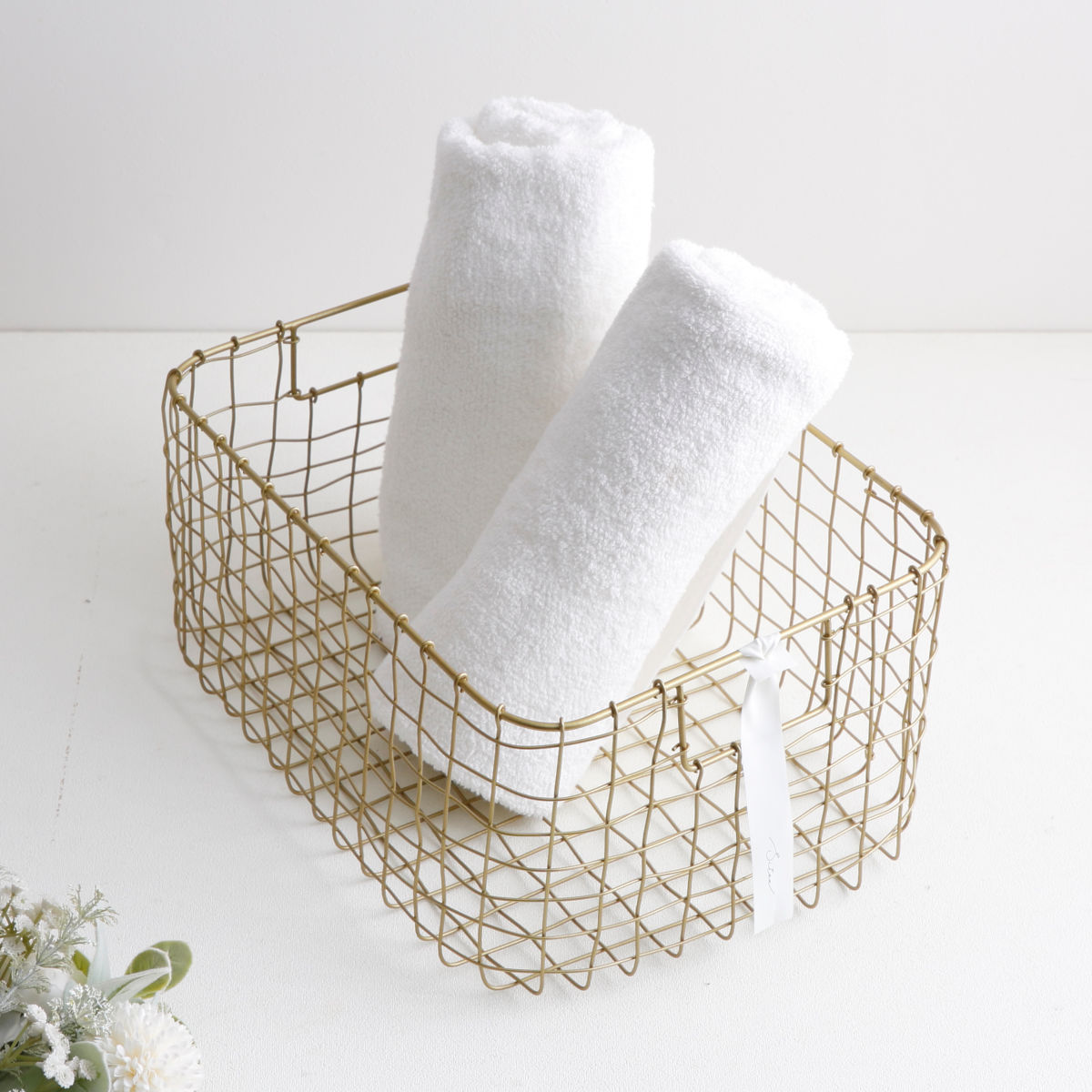 シトア ワイヤーバスケット 持ち手無し レクタングル XL バスケット かご ( 収納 カゴ 籠 四角 収納バスケット 小物入れ ハンドメイド 小物収納 ワイヤー 鉄 アイアン おしゃれ オシャレ かわいい カワイイ シンプル ベーシック )