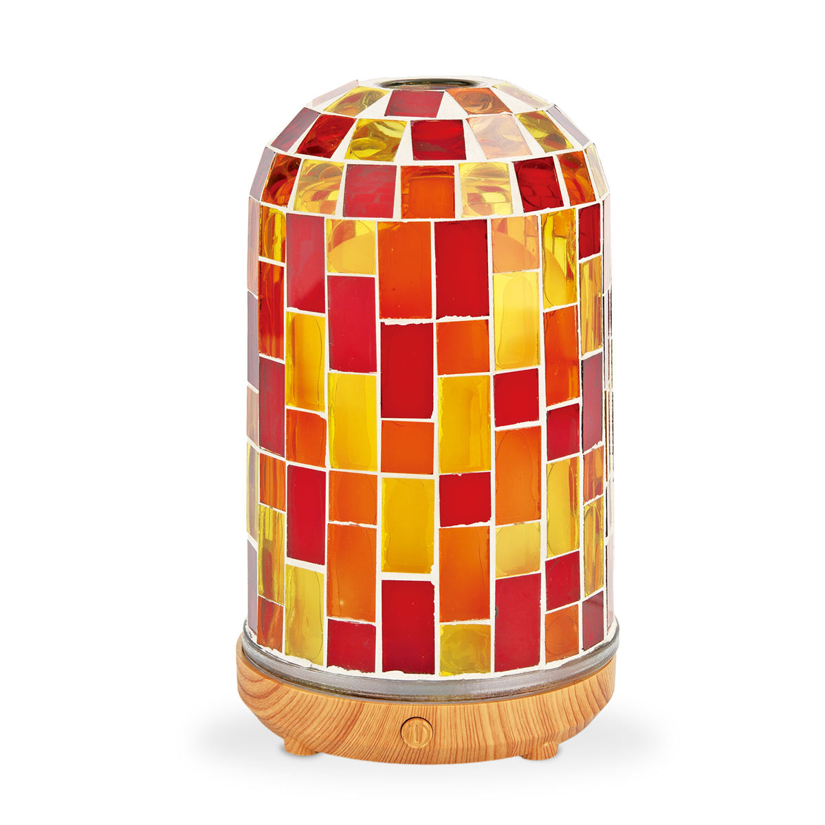 ディフューザー カレード 電動 アロマディフューザー 加湿 超音波式 ( ミスト 霧 インテリアライト ガラスタイル USB おしゃれ フレグランス リラックス ライト インテリア Type-C 癒し 癒しグッズ 誕生日 プレゼント 贈り物 ) 【ブルー】 ブルー