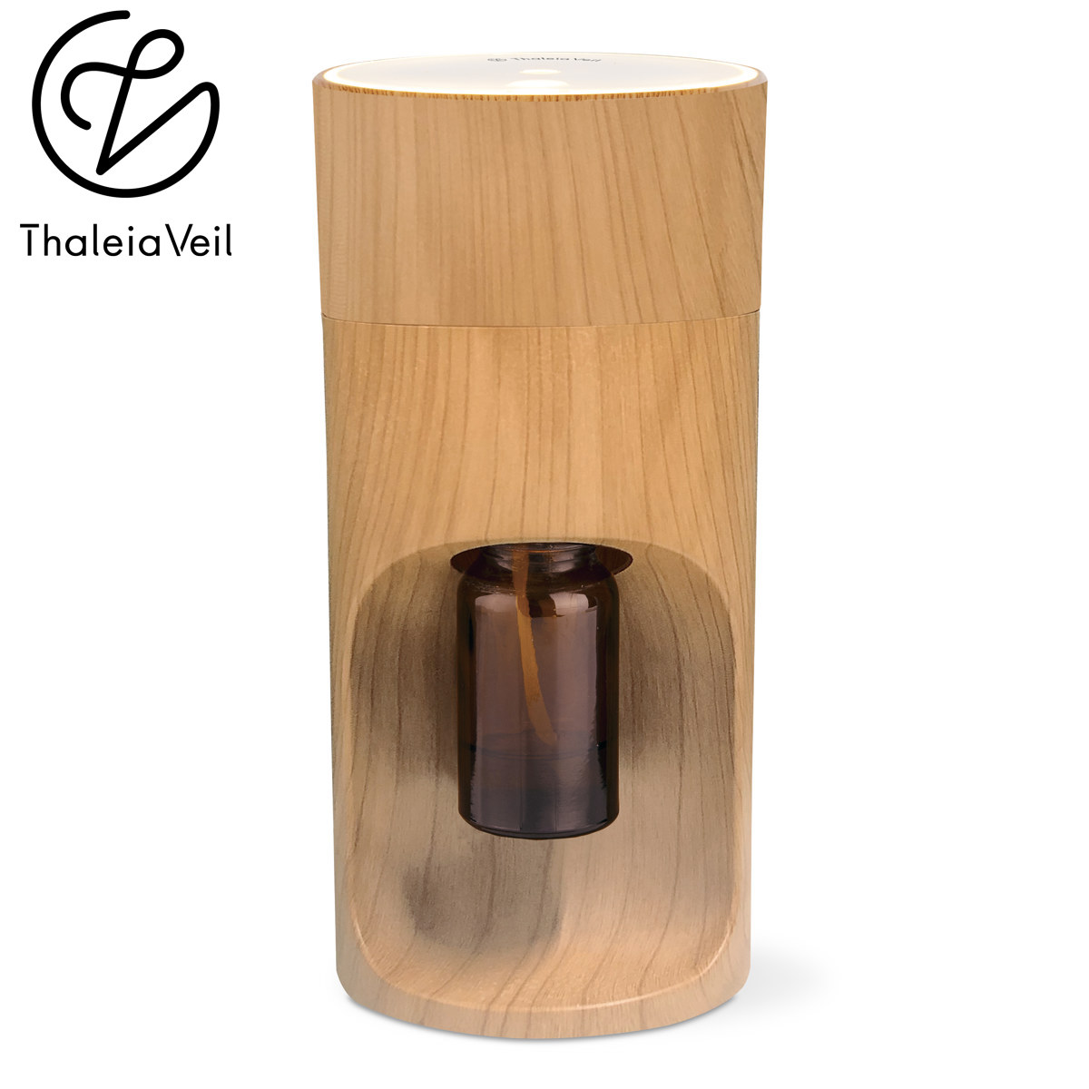 ディフューザー サリアベル エッセンシャル オイルディフューザー 加湿 （ ネブライザー式 水なし アロマディフューザー コンパクト USB タイマー機能 車 車内 芳香剤 おしゃれ インテリア Type-C フレグランス 匂い リラックス ）