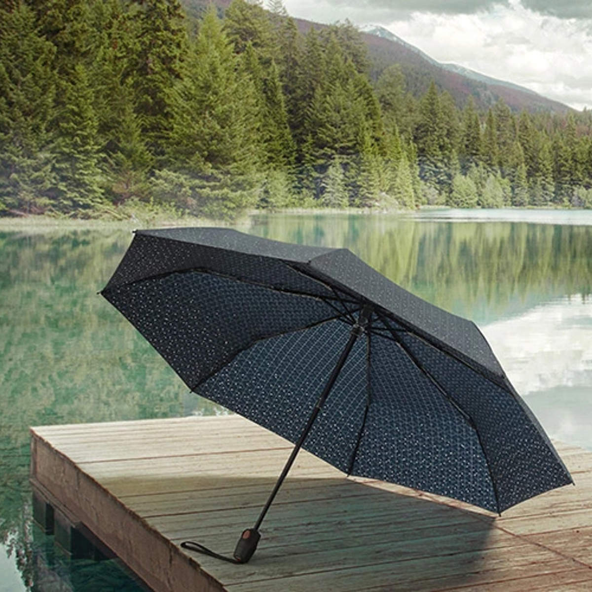 折りたたみ傘 晴雨兼用 コンパクト 日傘 雨傘 UVカット 緑 - 2