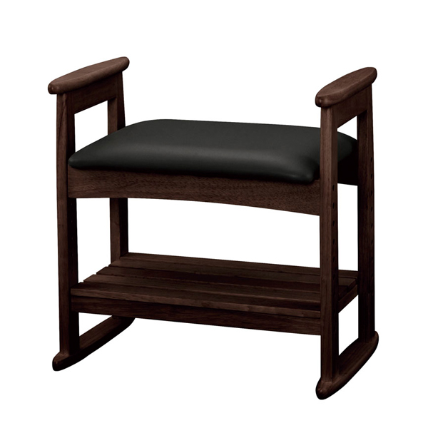 スツール 木製 高さ51cm 肘付き 立ち上がり サポート 椅子 （ 送料無料 チェア イス 木製スツール 腰掛け いす チェアー 肘掛け付き 補助