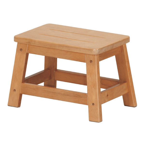 踏み台 ステップチェア 高さ23cm 1段 脚立 ステップ台 ( 踏台 台 天然木 木製 ふみ台 足台 花台 大人 子ども 洗面台 キッチン )