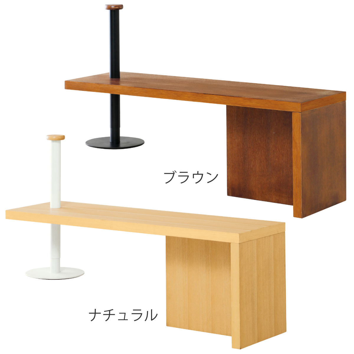 玄関ベンチ 幅115cm 補助ポール付 框のせ玄関ベンチ 4070 ( ベンチ 椅子 玄関 サポートチェア いす 腰掛 腰かけ 高さ調節 ポール付き 高齢者 シニア 木製 玄関椅子 靴の脱ぎ履き 安心 立ち上がりサポート 補助 チェア ) 【ナチュラル】 ナチュラル