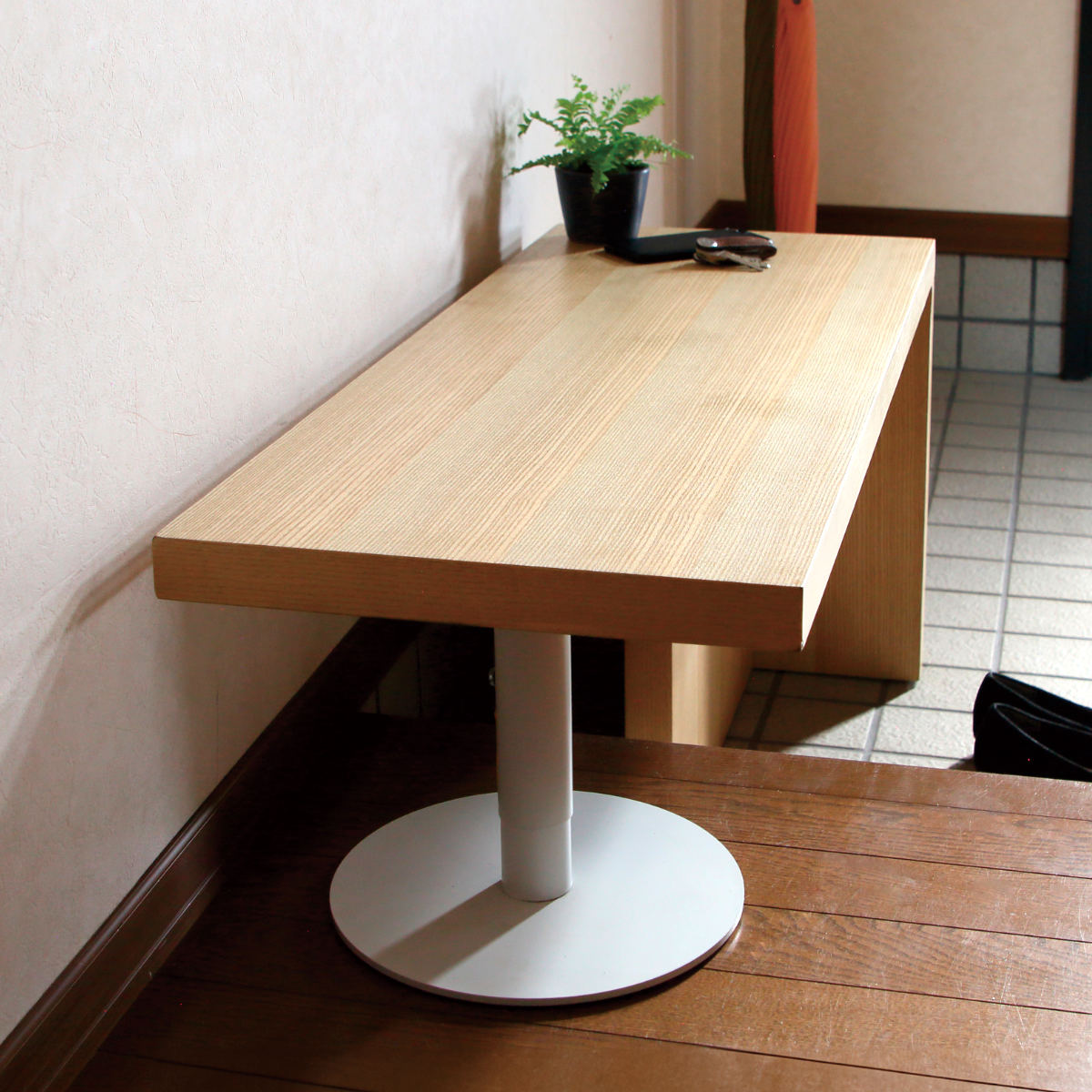 玄関ベンチ 幅90cm 框のせ玄関ベンチ 4070 ( ベンチ 椅子 玄関 サポートチェア いす 腰掛 腰かけ 玄関椅子 高さ調節 高齢者 シニア 木製 靴の脱ぎ履き 安心 立ち上がりサポート 補助 チェア ) 【ブラウン】 ブラウン