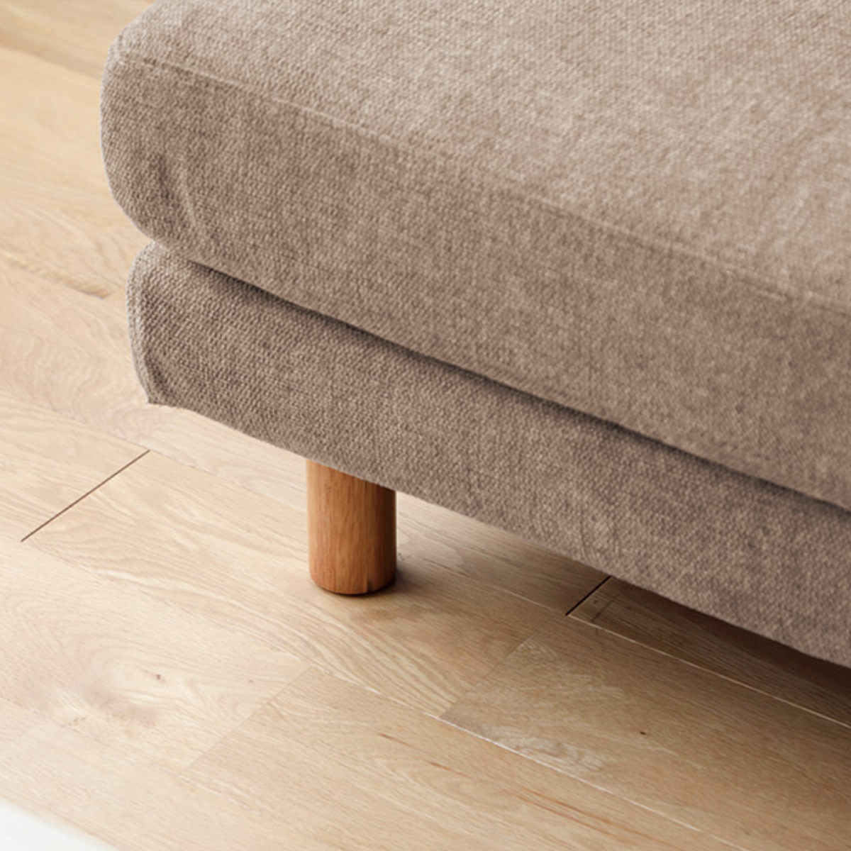 ソファ 幅120cm 2人掛け クッション付き アクト ( ソファー ファブリック 肘なし アームレス リビングソファ フロアソファ 脚 取り外し ローソファ コンパクト 省スペース 1人暮らし ウレタン 座り心地 快適 フルカバーリング )