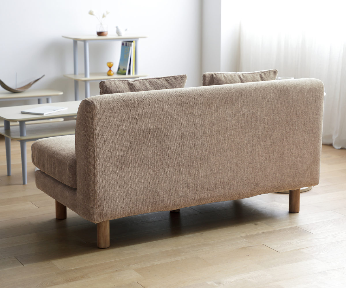 ソファ 幅120cm 2人掛け クッション付き アクト ( ソファー ファブリック 肘なし アームレス リビングソファ フロアソファ 脚 取り外し ローソファ コンパクト 省スペース 1人暮らし ウレタン 座り心地 快適 フルカバーリング )