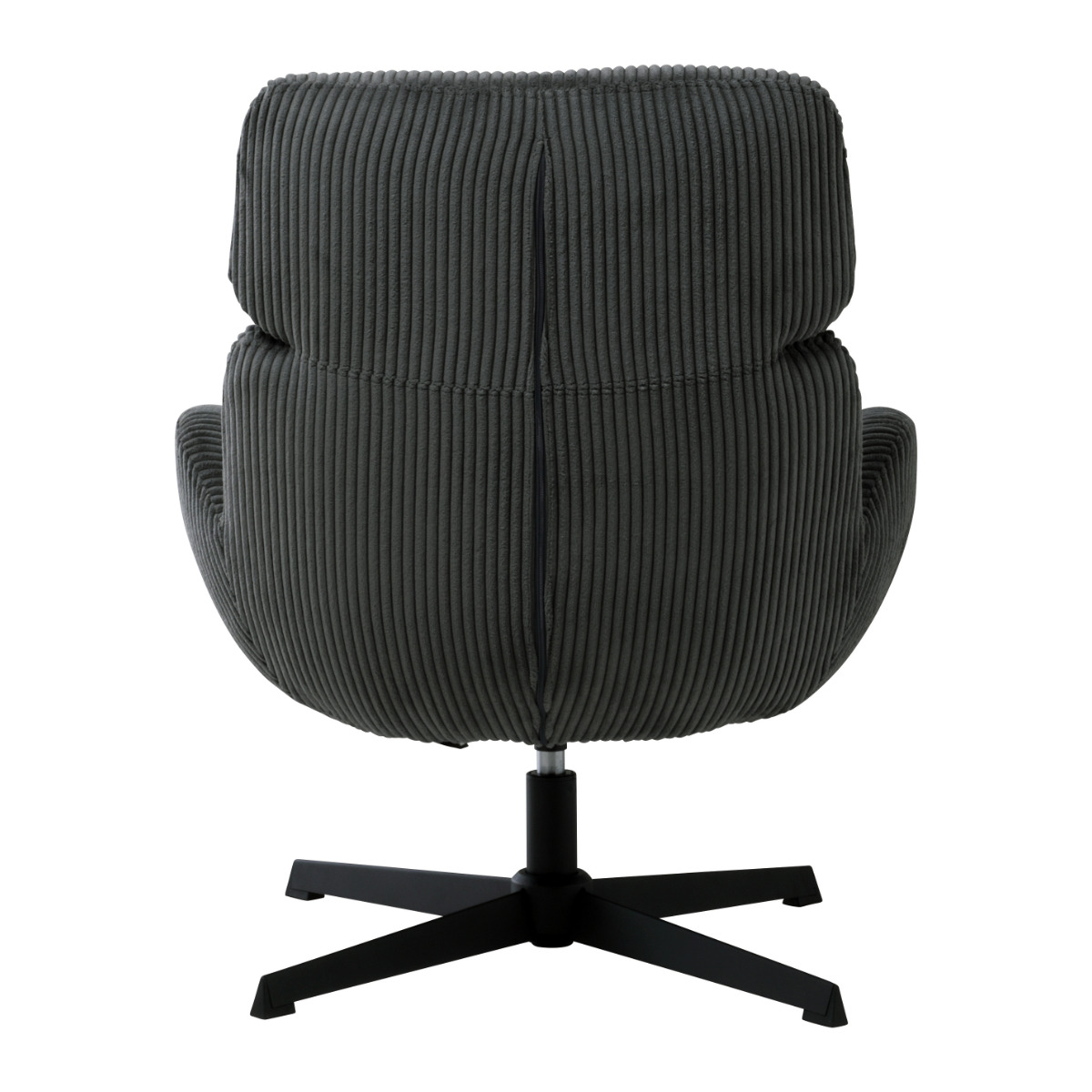 チェア 座面高45cm 回転 オットマン付き ベイム パーソナルチェア ( チェアー イス 椅子 いす コーデュロイ ファブリック 足置き ソファ 1人掛け リラックス 座り心地 快適 リビングチェア )