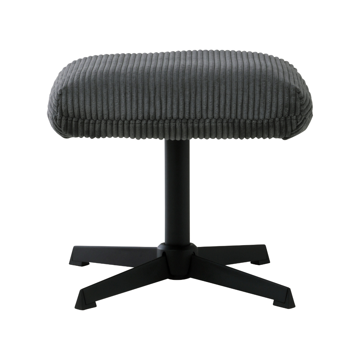 チェア 座面高45cm 回転 オットマン付き ベイム パーソナルチェア ( チェアー イス 椅子 いす コーデュロイ ファブリック 足置き ソファ 1人掛け リラックス 座り心地 快適 リビングチェア )