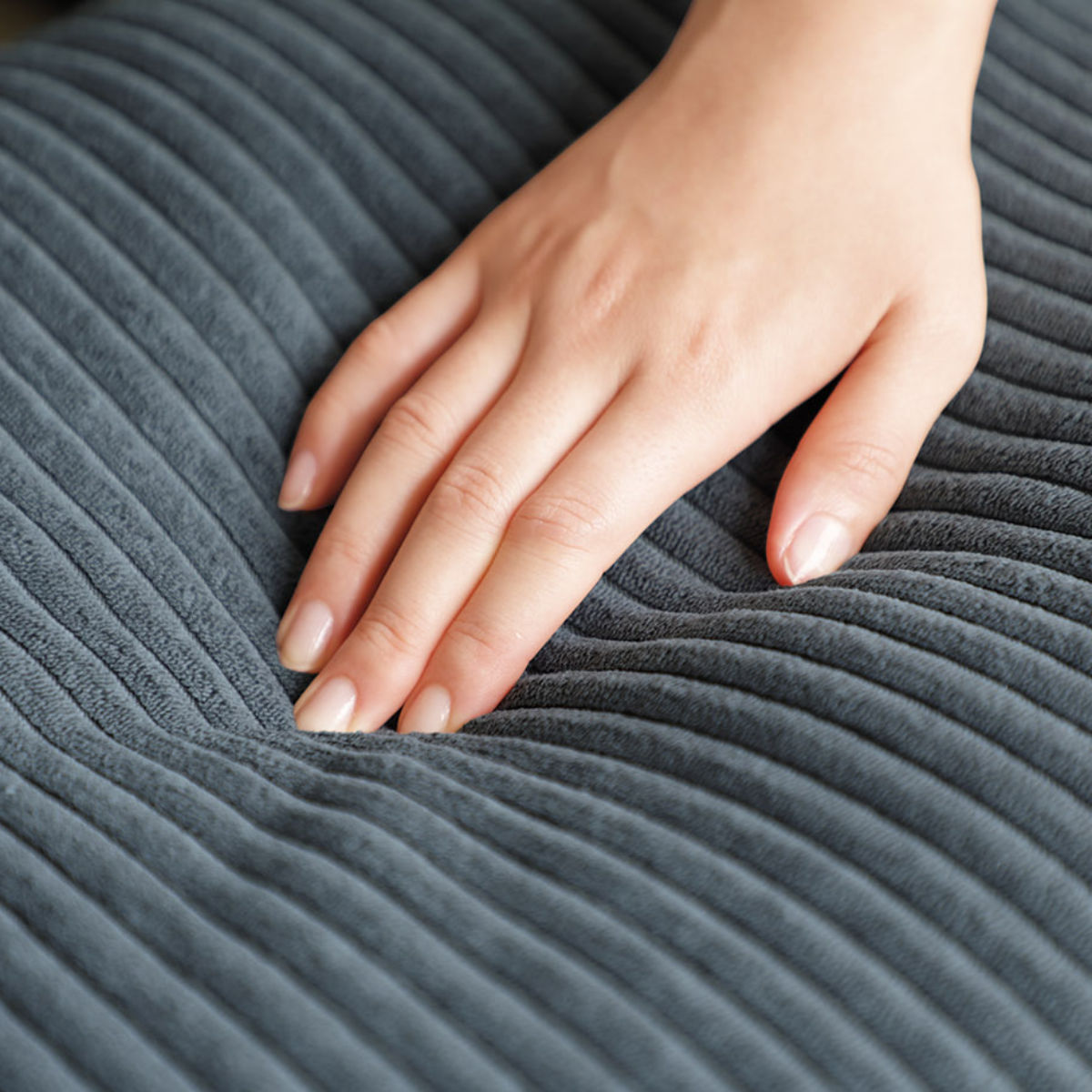 チェア 座面高45cm 回転 オットマン付き ベイム パーソナルチェア ( チェアー イス 椅子 いす コーデュロイ ファブリック 足置き ソファ 1人掛け リラックス 座り心地 快適 リビングチェア )