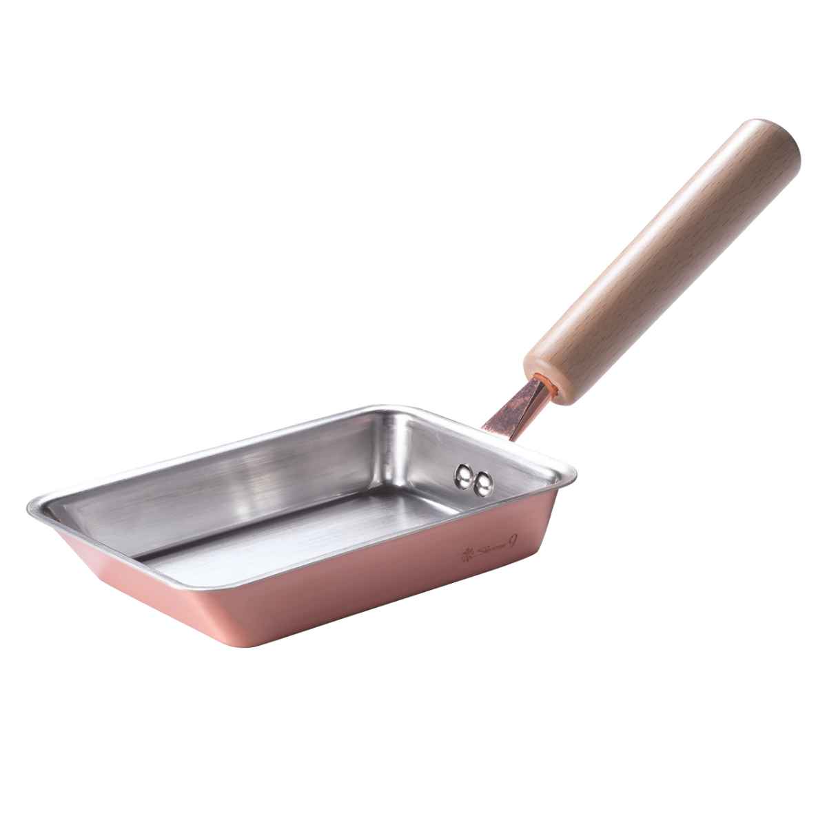 卵焼き器 9cm ガス火専用 ふわっと銅のたまごやき ( エッグパン 玉子焼きフライパン 卵焼きフライパン 卵焼きパン 玉子焼きパン 9センチ 小さめ ミニ たまご焼き 卵焼き 玉子焼き 銅製 )