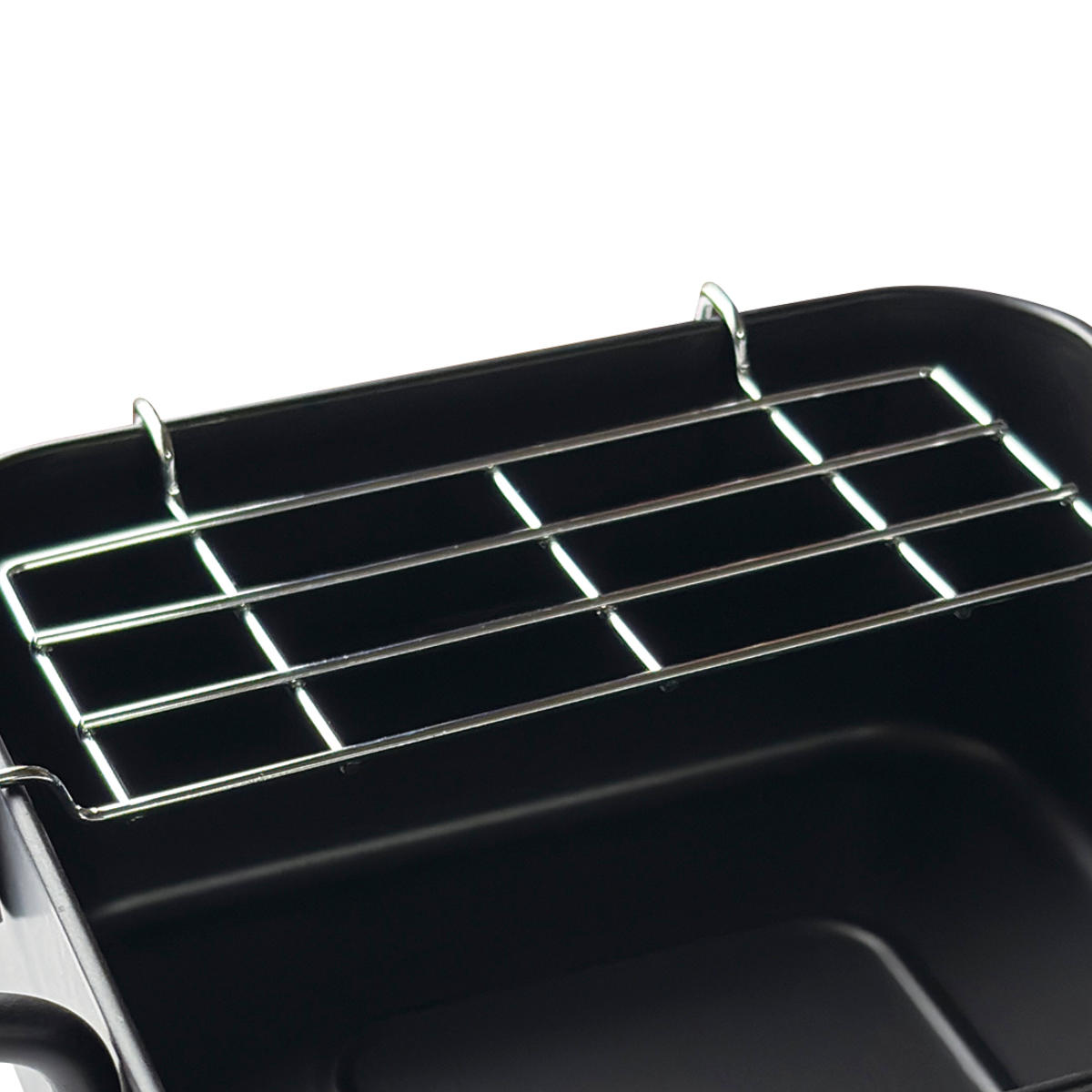 角型天ぷら鍋 16cm IH対応 サクッと専科 ( ガス火対応 オール熱源対応 角型 揚げ物鍋 フライ鍋 フライヤー 揚げ鍋 正方形 スクエア アミ 網付き 16センチ 小さい ミニ 鉄鍋 鉄製 両手フライ鍋 調理器具 )