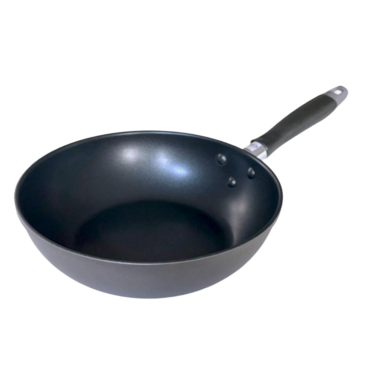 フライパン 24cm 深型 ガス火専用 ポワレ ディープパン ( アルミフライパン ふっ素加工 フッ素加工 軽い 24センチ フッ素コーティング アルミ製 軽量 )