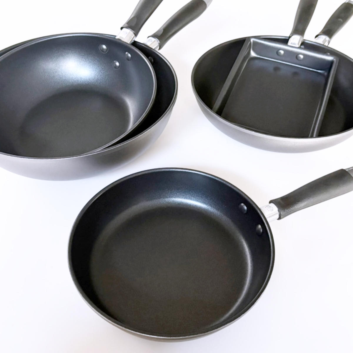 卵焼き器 13×18cm ガス火専用 ポワレ ( 玉子焼き器 玉子焼きフライパン エッグパン 卵焼き 玉子焼き フライパン ふっ素加工 フッ素加工 朝食 弁当 弁当作り 時短調理 お弁当作り 軽量 軽い アルミ製 )