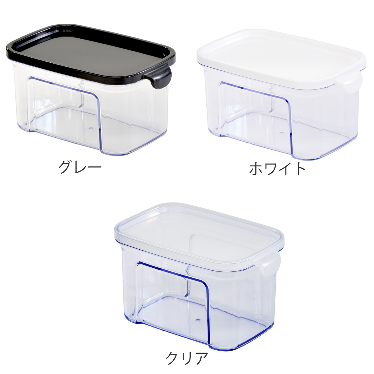 保存容器 TSUMICO Mサイズ 1L ( キャニスター 食品保存容器 プラスチック容器 フードストッカー 日本製 スタッキング 保存ケース 密閉 中が見える 耐久性 乾物 だし 麦茶 パック 調味料 シリアル ペットフード 1000ml ) 【ホワイト】 ホワイト