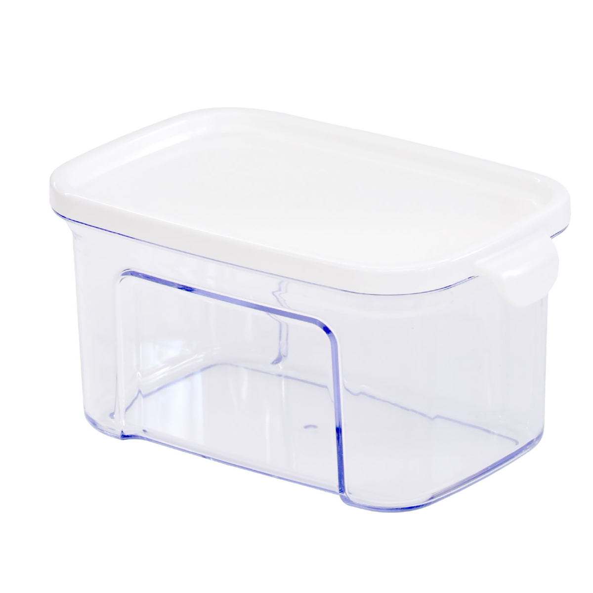 保存容器 TSUMICO Mサイズ 1L ( キャニスター 食品保存容器 プラスチック容器 フードストッカー 日本製 スタッキング 保存ケース 密閉 中が見える 耐久性 乾物 だし 麦茶 パック 調味料 シリアル ペットフード 1000ml ) 【ホワイト】 ホワイト