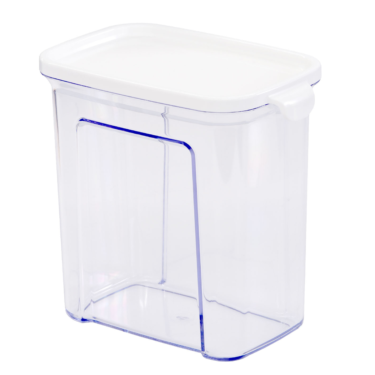 保存容器 TSUMICO Lサイズ 2L ( キャニスター 食品保存容器 プラスチック容器 フードストッカー 日本製 スタッキング 保存ケース 密閉 中が見える 耐久性 乾物 だし 麦茶 パック 調味料 シリアル ペットフード 2000ml ) 【ホワイト】 ホワイト