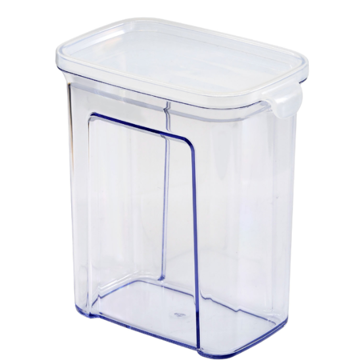 保存容器 TSUMICO Lサイズ 2L ( キャニスター 食品保存容器 プラスチック容器 フードストッカー 日本製 スタッキング 保存ケース 密閉 中が見える 耐久性 乾物 だし 麦茶 パック 調味料 シリアル ペットフード 2000ml ) 【ホワイト】 ホワイト