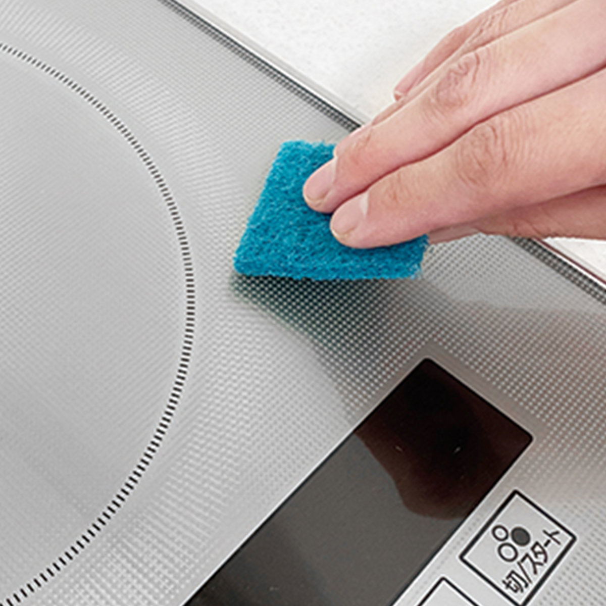 ダイヤモンドパッド コンロ周り ガラストップ 8カット入り 切り離せる ( キッチン 掃除 コンロ掃除 IH コゲ こびり付き 研磨剤 ガンコ汚れ 使い捨て 台所掃除 掃除用品 台所用品 )